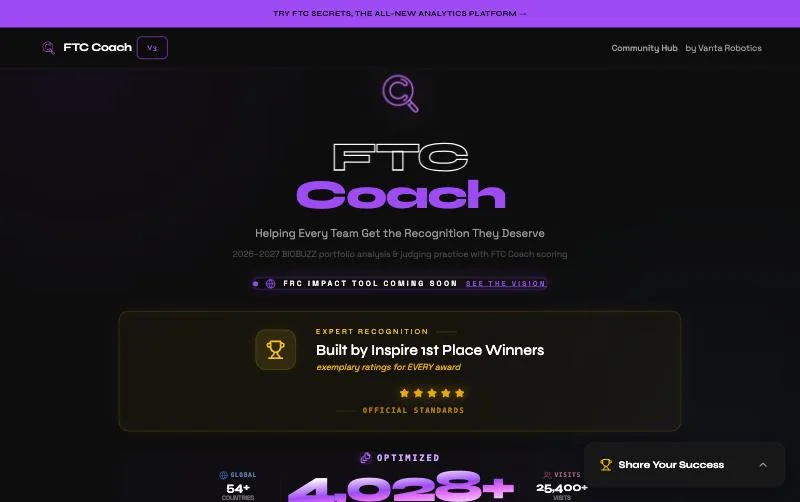FTC Coach home page